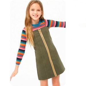 Forever 21 green olive denim dress